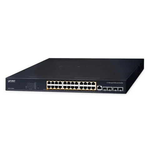 Switch Planet GS-6311-24PL4X 24 cổng 10/100/1000T 802.3at PoE + 4 cổng 10G SFP+