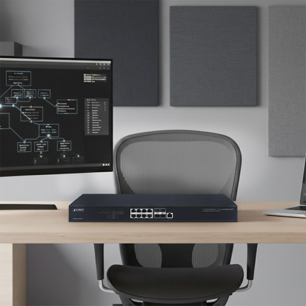 Mặt trước Switch Planet XGS-6311-8T4XR Layer3