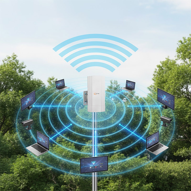 Bộ phát WiFi Ngoài Trời Chuẩn AC Air-MO750