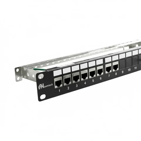 Patch panel Cat5 UTP ANCOMTECK 16 cổng ACT-16S1U|ACT-5U-88