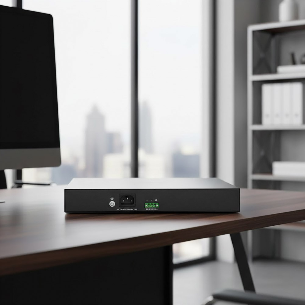 ảnh chụp thực tế Bộ chuyển mạch AirPro AP6500E-16X-4XG-R