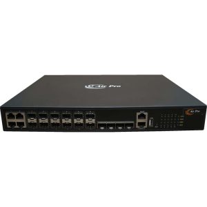 Switch AirPro AP6500E-16X-4XG-R 12 x1G SFP (Kết hợp 4 cổng) với 4 cổng Uplink 10G SFP + 1 cổng Console
