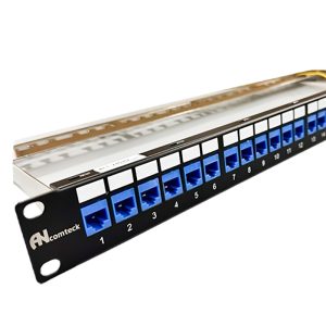 Patch panel Cat6 UTP ANCOMTECK 16 cổng ACT-16S1U