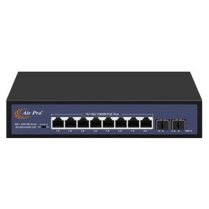 Switch PoE AP-ESG1910P-2SF AirPro 8 cổng PoE 10/100/1000M + 2 cổng SFP 1000M