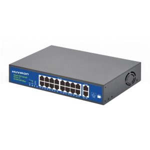 Switch POE HUVIRON F-SP3-16F2G1S BL 16×10/100M RJ45 +2xUplink 10/100/1000M RJ45 + 1xSFP