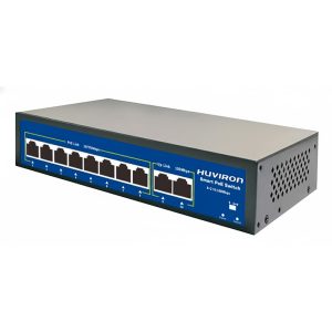 Switch POE HUVIRON F-SP3-8F2F-BL 8×10/100M (POE) RJ45 + 2xUplink 10/100M RJ45