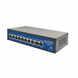 Switch POE HUVIRON F-SP3-8F2G-BL 8×10/100M (POE) RJ45 + 2xUplink 10/100/1000M RJ45