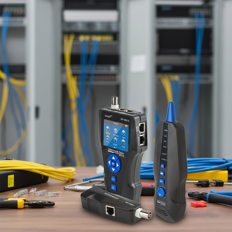 Bộ test dây, đo chiều dài, dò dây NOYAFA NF-8601S có màn hình LCD