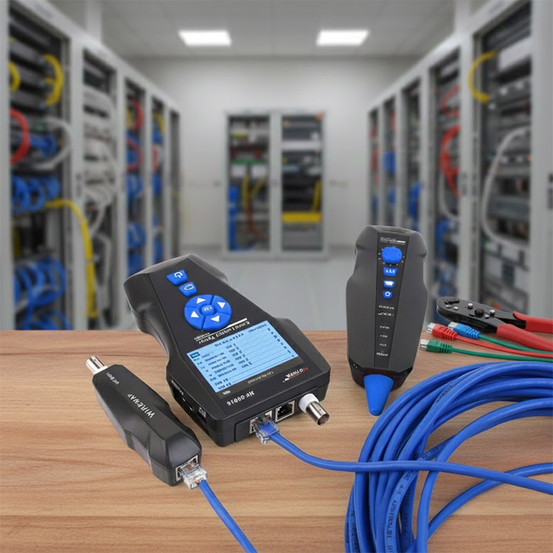 Bộ test dây, đo chiều dài, dò dây NOYAFA NF-8601S có màn hình LCD