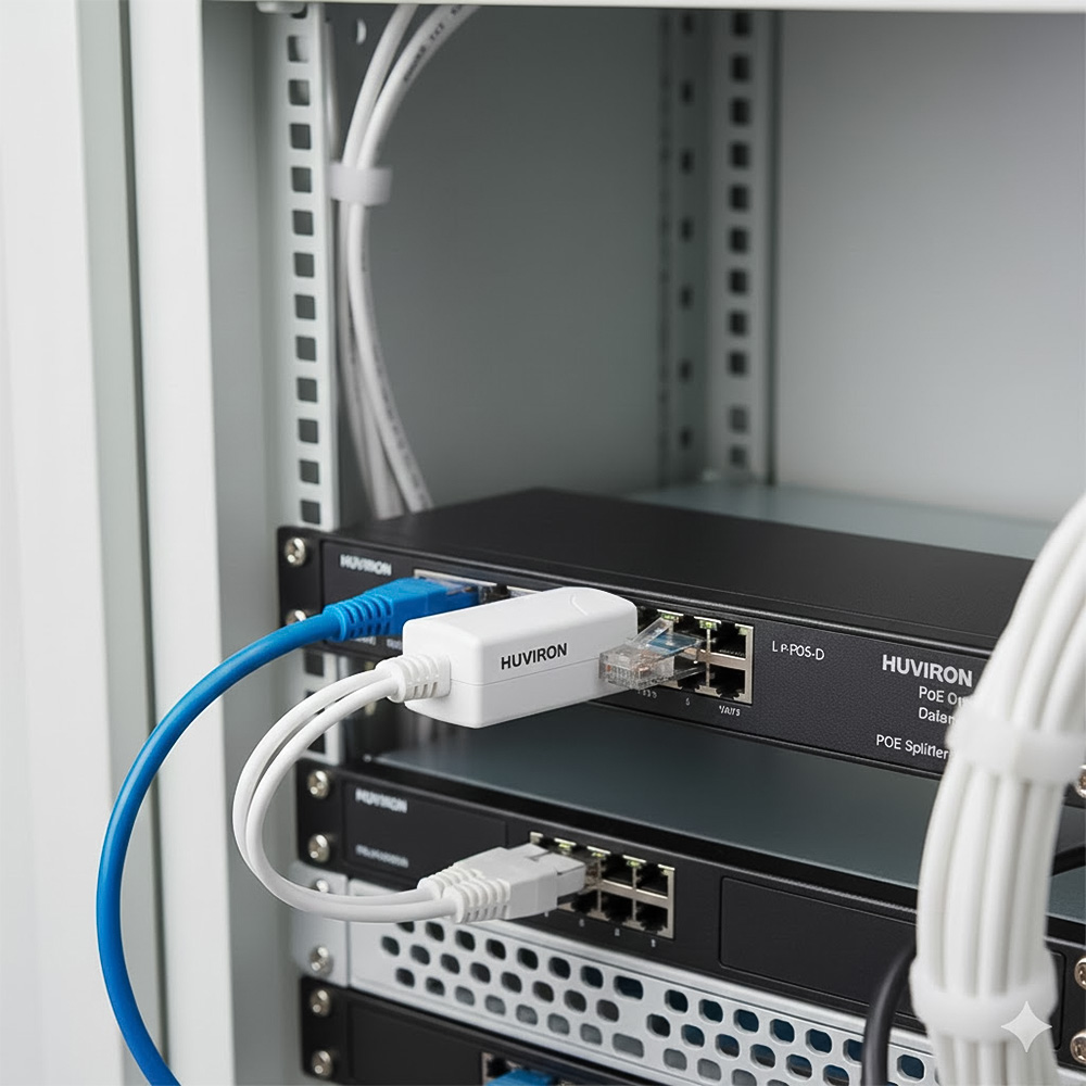 Bộ chia tín hiệu PoE Splitter HUVIRON F-P05-D
