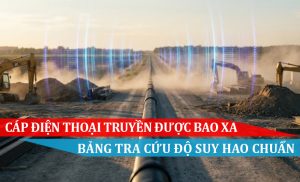 CÁP ĐIỆN THOẠI TRUYỀN ĐƯỢC BAO XA
