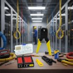 Các dụng cụ trong Bộ dụng cụ thi công mạng NOYAFA NF-1206..