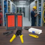 Các dụng cụ trong Bộ dụng cụ thi công mạng NOYAFA NF-1206....