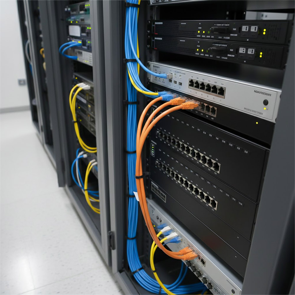 Ứng dụng thực tế của Dây nhảy đúc HUVIRON CAT6 UTP H-PC6_23_3_50