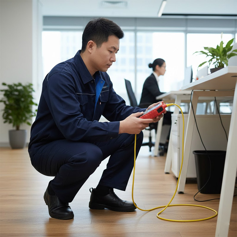 Máy đo công suất và soi sợi quang, test dây mạng NOYAFA NF-908L