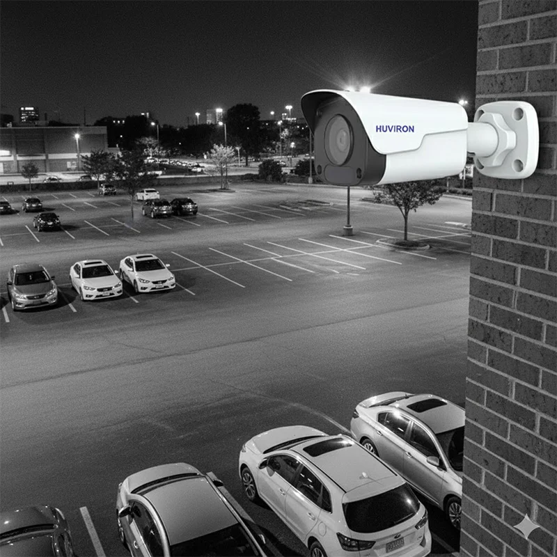 ứng dụng thực tế của Camera DOME hồng ngoại HUVIRON HU-NP241DMT_I3E 2MP