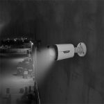 Camera BULLET hồng ngoại HUVIRON HU-NP222DMT_I5E-AF 2MP được lắp đặt tại nhà xưởng