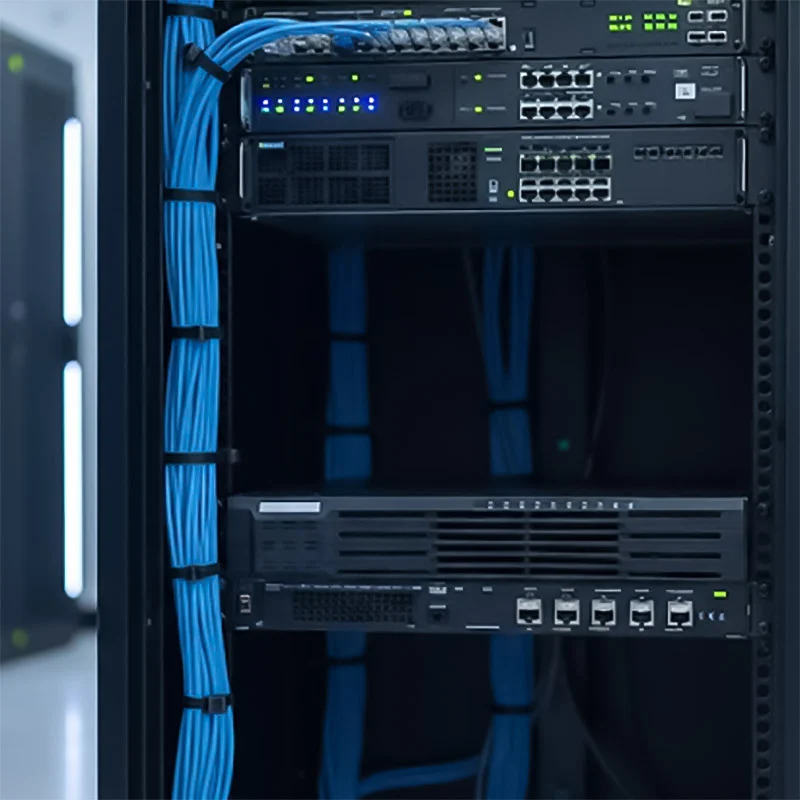Đầu ghi hình Huviron HU-RNR8232M 32 kênh được lắp đặt trong tủ rack