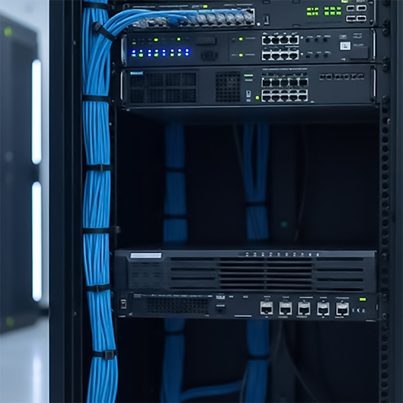 Đầu ghi hình Huviron HU-RNR8232M 32 kênh được lắp đặt trong tủ rack
