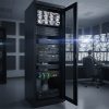 Đầu ghi hình Huviron HU-RNR8264M 64 kênh được lắp đặt trong tủ rack