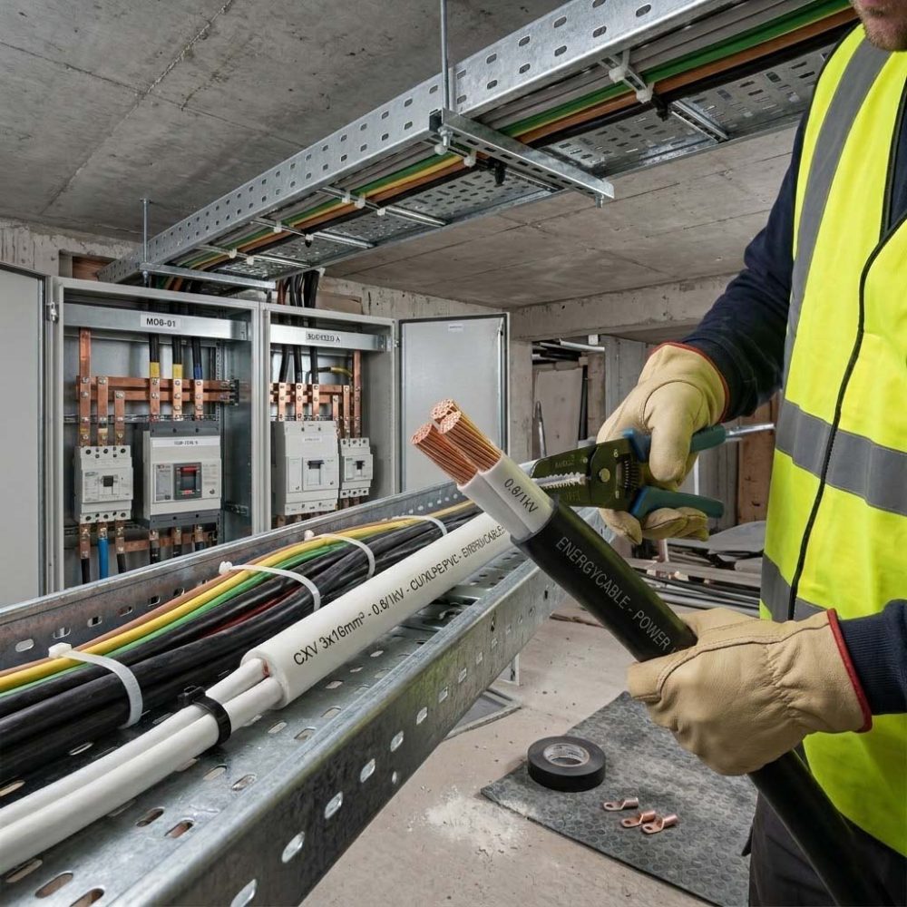 Cáp điện 3 lõi hạ thế CXV (Cu/XLPE/PVC)