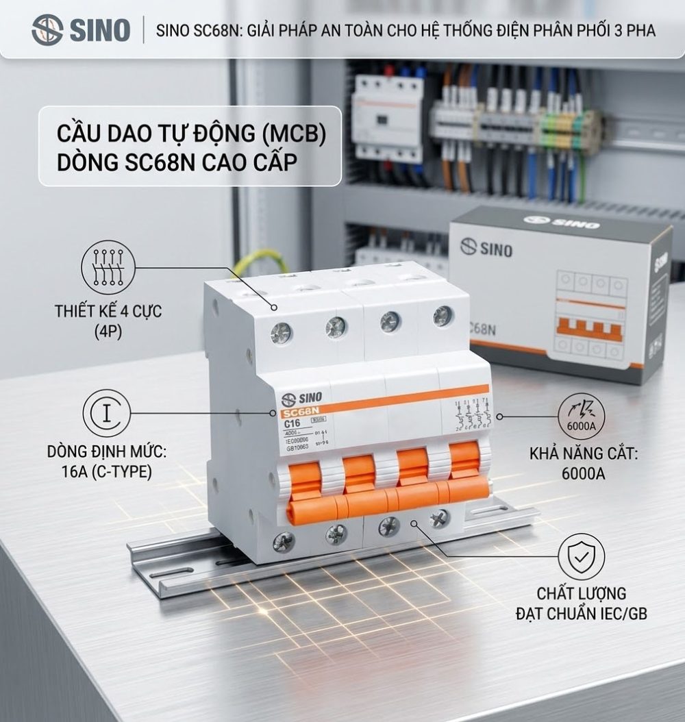 Chi tiết cấu tạo SC68N 4C