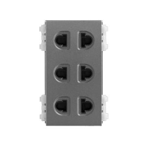 Ổ Cắm 3 Cổng 2 Chấu Deaking DKCC/U3/XAK