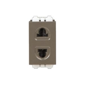 Ổ Cắm 2 Chấu Có Màn Che DKCC/U (220V-240V)