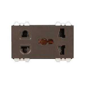 Ổ Cắm 2 Chấu Và Đa Năng Có Màn Che DKCC/U/UAM