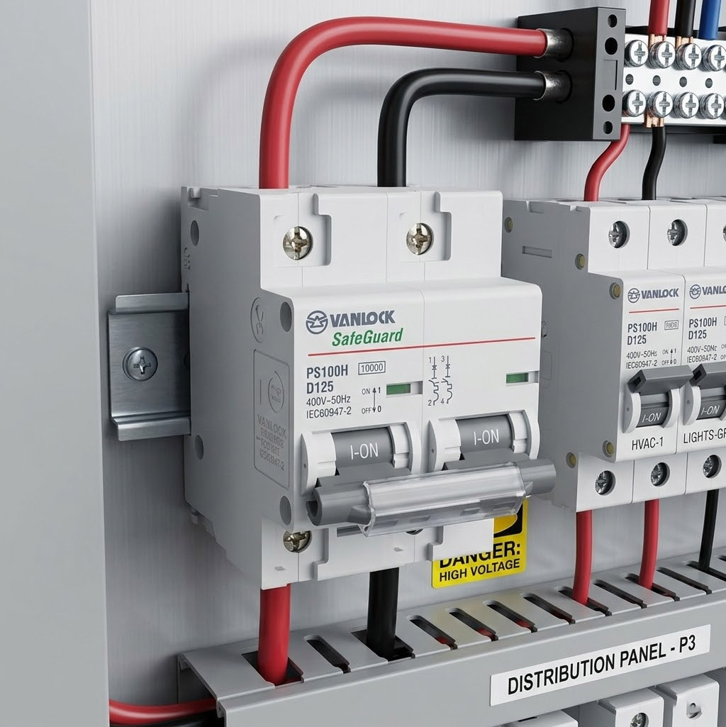 PS100H 2 cực đã được lắp đặt