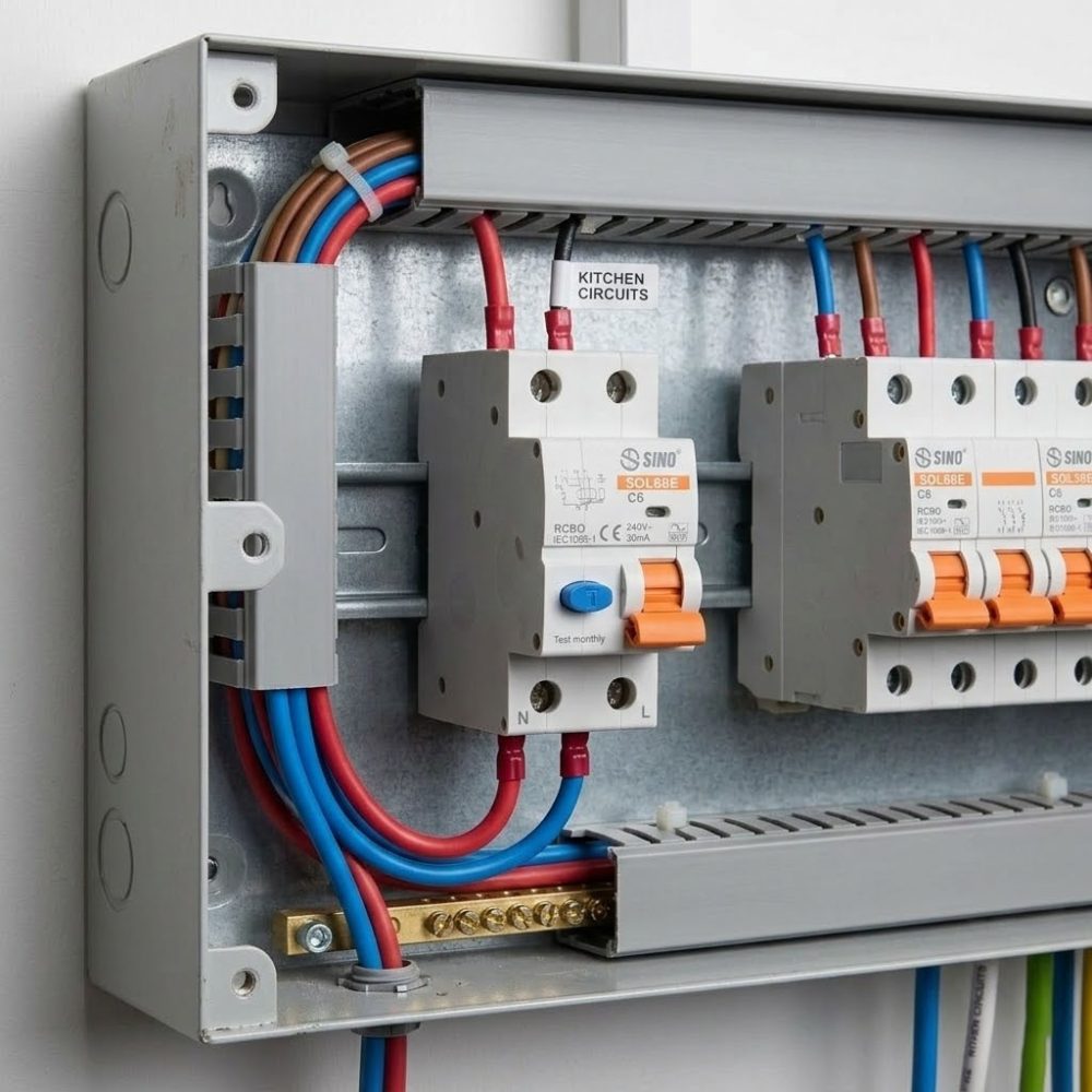 Aptomat Chống Dòng Rò RCBO SOL68E 2 Cực (16-63A, 30mA)