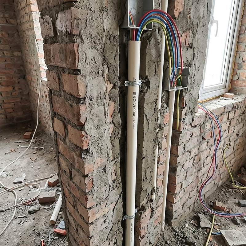 Ứng dụng thực tế của Ống nhựa cứng luồn dây điện Sino VL9040