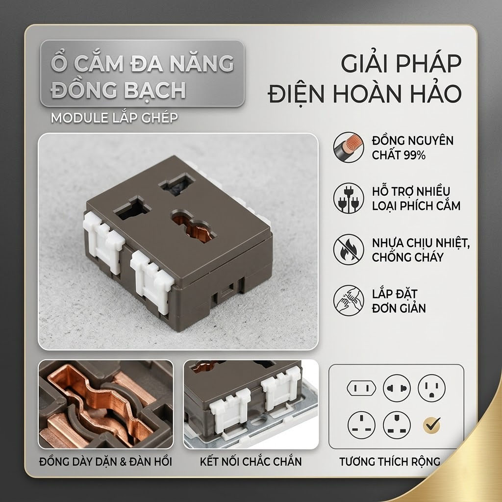 Ưu Điểm Nổi Bật Của Ổ Cắm DKCC UAM