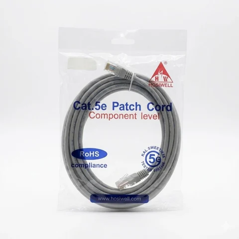 Dây nhảy mạng Cat5e UTP Hosiwell 10008-3.0 24 AWG 3 mét