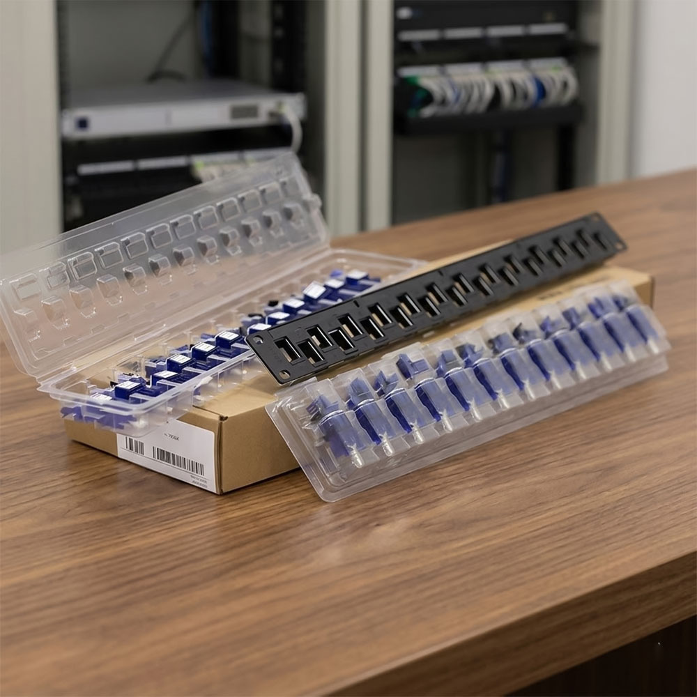 Patch panel Cat6 R&M R795456 24 cổng RJ45