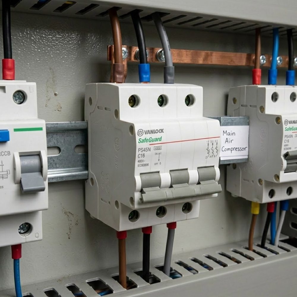 Aptomat MCB 3 Cực PS45N (6A – 63A)