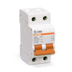 Aptomat MCB SC45N 2 Cực (6A-63A, 4.5kA, 400VAC)