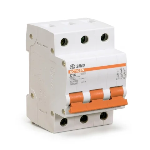 Aptomat MCB SC45N 3 Cực (6A-63A, 4.5kA, 400VAC)