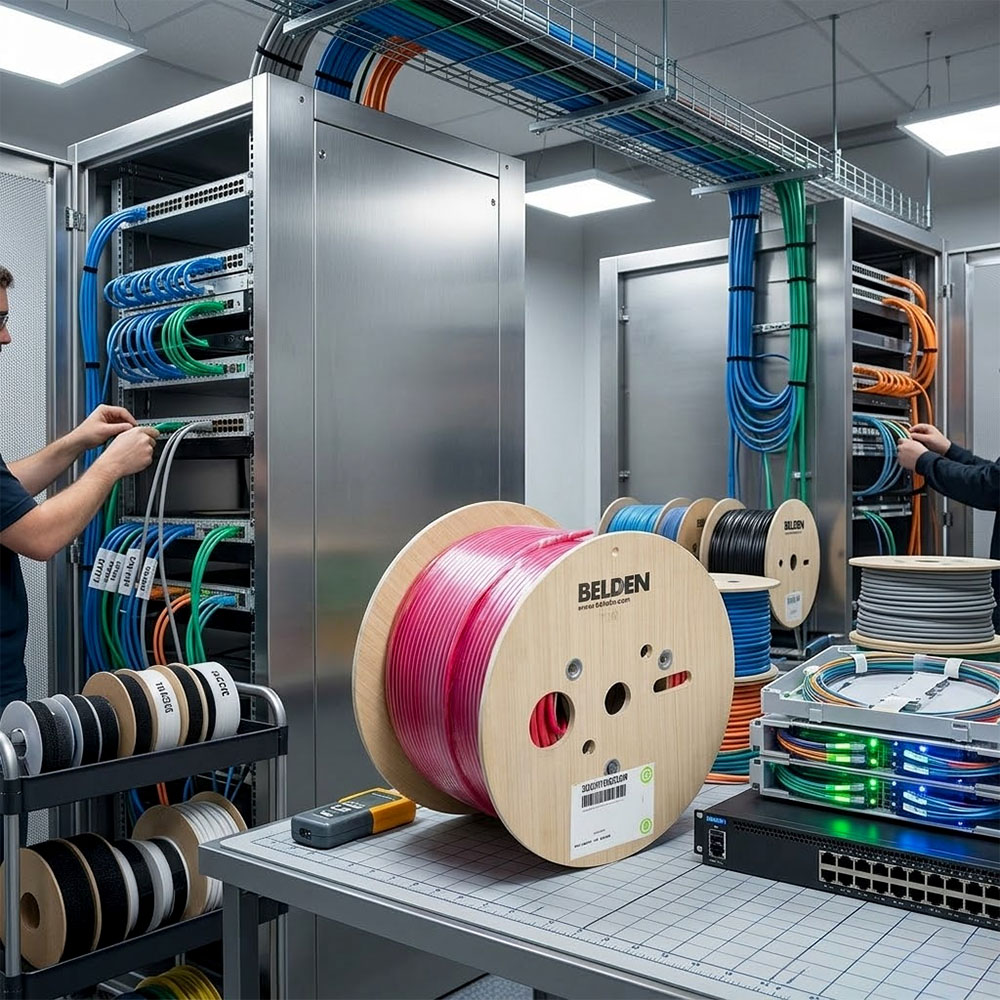 cáp tín hiệu chống cháy Belden ZA35CFF01 được ứng dụng thi công trong dự án
