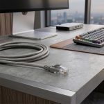 đầu kết nối của dây nhảy mạng Cat5e UTP Hosiwell 30001-CC 24 AWG......