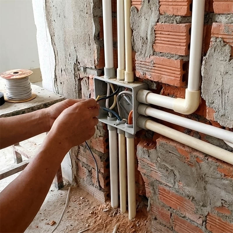 Ống nhựa cứng luồn dây điện Sino SP9050L 5cây/bó