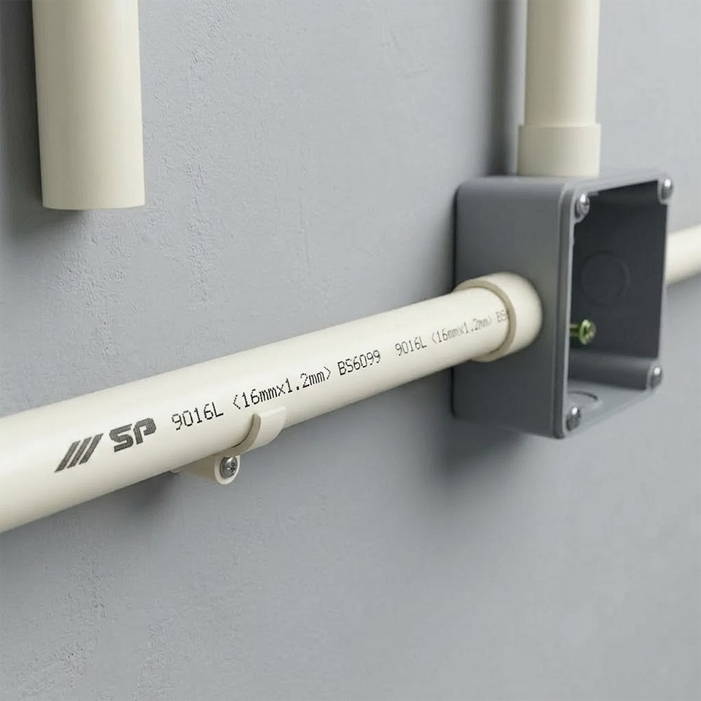Ống nhựa cứng luồn dây điện Sino SP9016L 50 cây/bó
