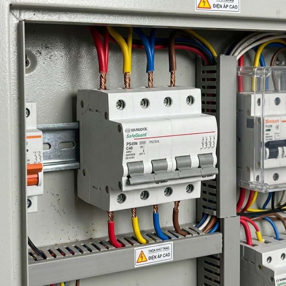 Aptomat MCB 4 Cực PS45N (6A – 63A)