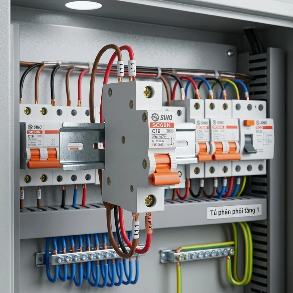 Aptomat SC68N – 1 Cực (6A – 63A)
