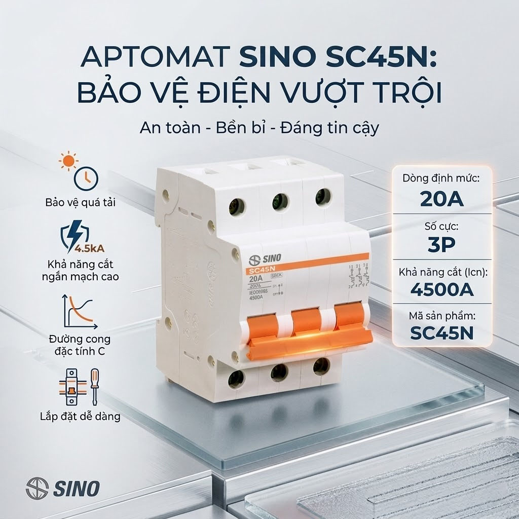 thông tin chi tiết aptomat sc45n