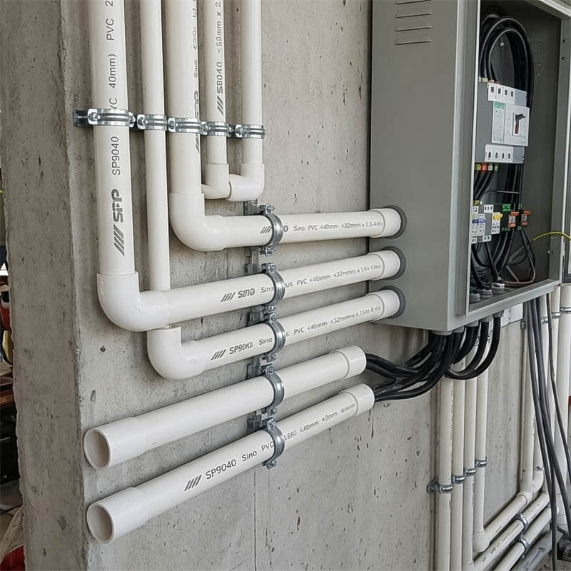 Ống nhựa cứng luồn dây điện Sino SP9040 750N 5 cây/bó