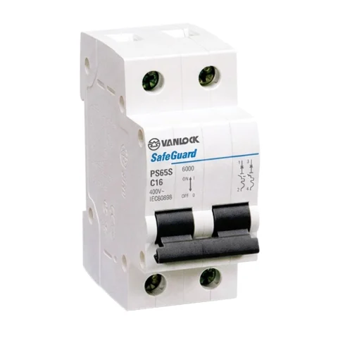 Aptomat MCB 2 Cực PS65S (6A-63A)