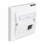 BS Faceplate 86x86, 2x1 port R&M