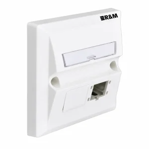 BS Faceplate 86×86, 2×1 port R&M PN 795068