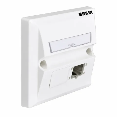 Mặt Ổ Cắm Mạng 86x86, 2x1 port R&M PN 795068